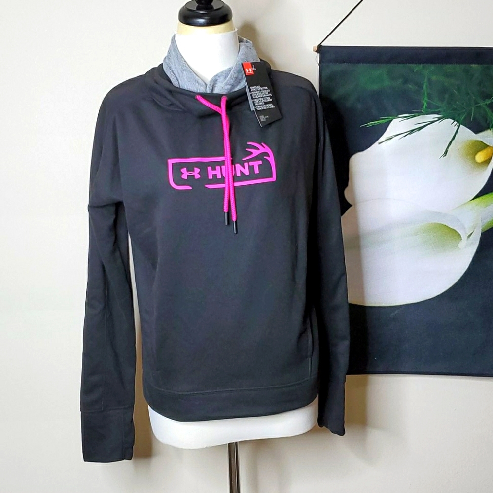 NWT Under Armour Funnel Neck Hunt Sweatshirt